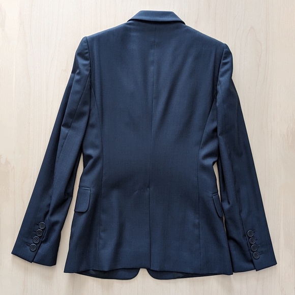 Stella McCartney Navy Wool Suit Blazer - Picture 2 of 4